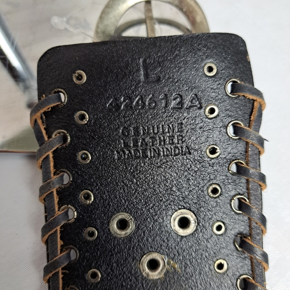 CALVIN Klein Lazer Cut Genuine Leather Belt - Picture 5 of 7